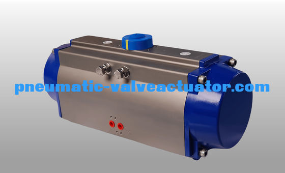 Μεγάλο βάρος 90 μοίρες Rack και Pinion Pneumatic Actuator Ρυθμιζόμενες στάσεις για βαλβίδα
